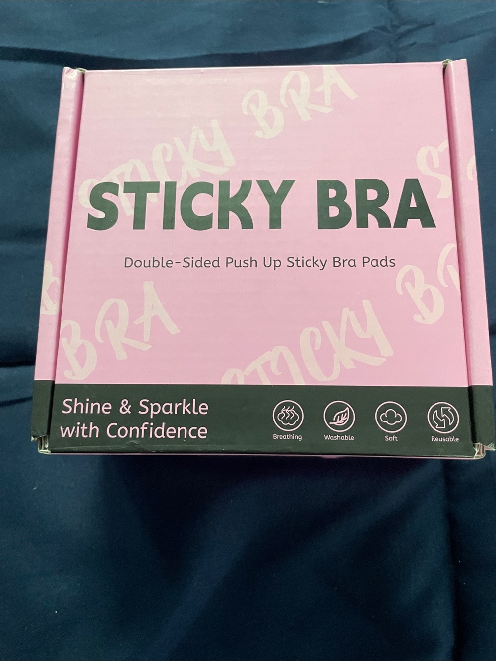 Sticky Bra Double-Sided Push Up Sticky Bra Pads - Pink